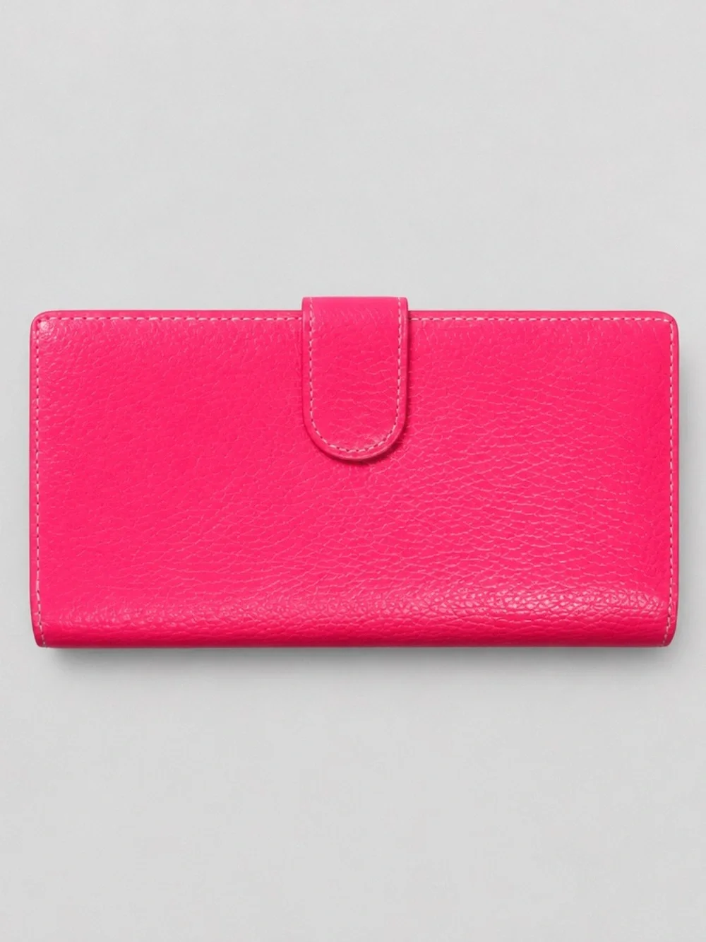 Daniela Moda Hot Pink Leather Wallet